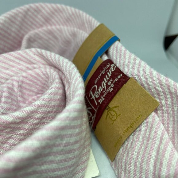 Original Penguin Men's Pink Striped Skinny Tie - NWT - Picture 4 of 5